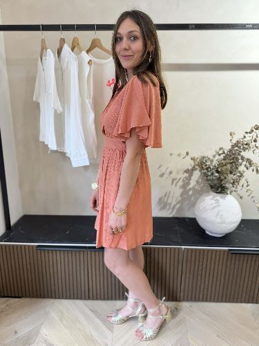 Robe terracotta clair