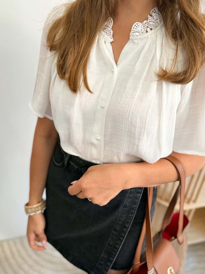 Blouse Eglantine - Blanc