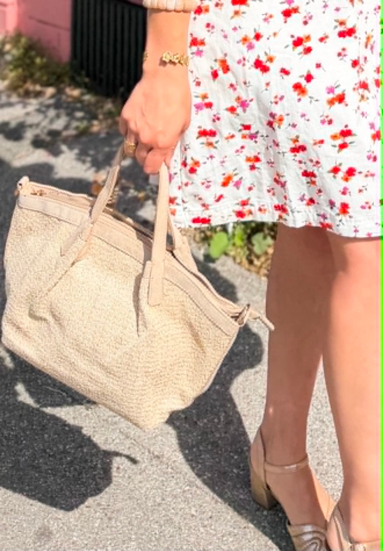 Sac cabas beige