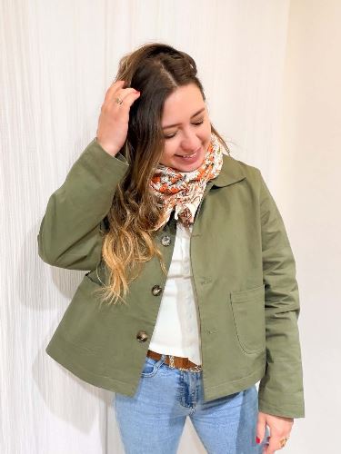 Trench court Hortense - Kaki