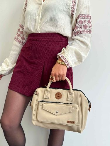 Jupe short bordeau
