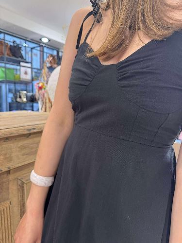 Robe noire bohème