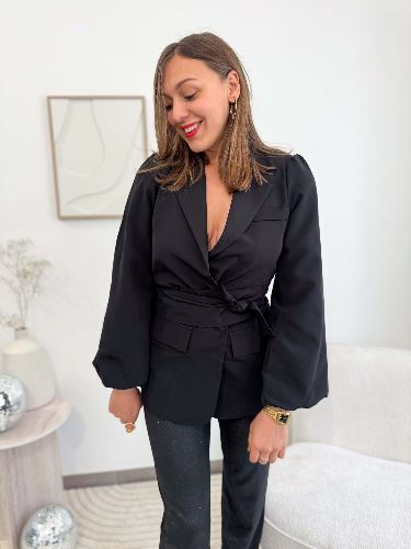 Pantalon brillant - Noir