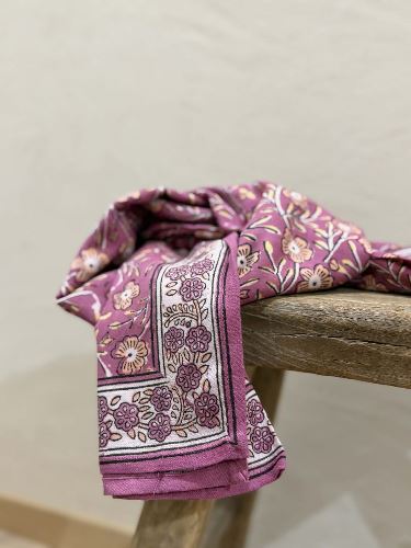Foulard Bellis Poudré - 100cm