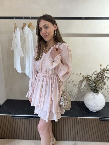 Robe courte - Rose blush