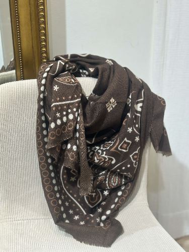 Echarpe bandana - Marron