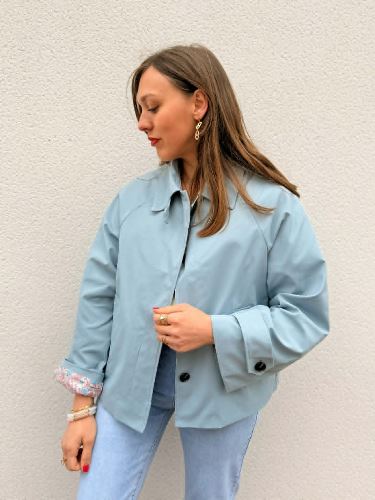 Trench bleu ciel