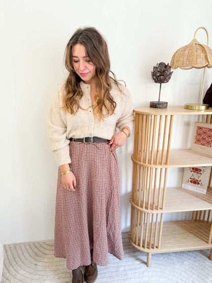 Pull col rond - Beige