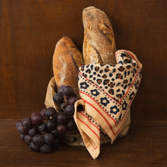 Foulard léopard red