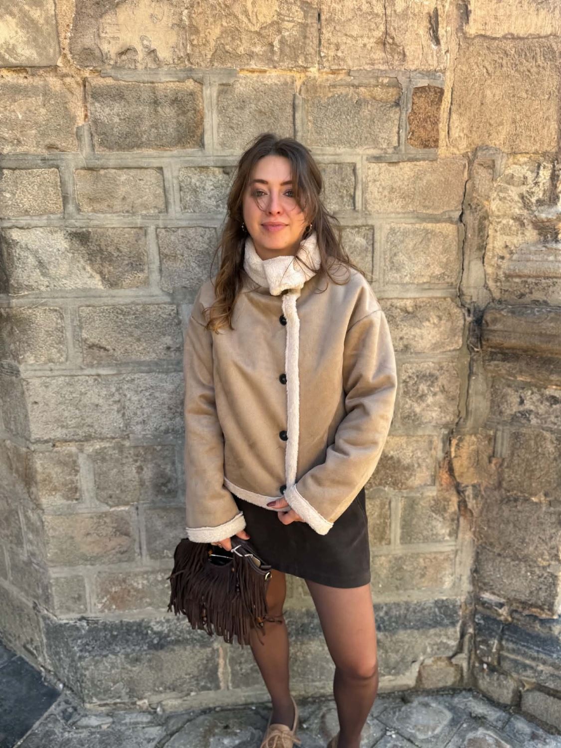 Veste fourré berger