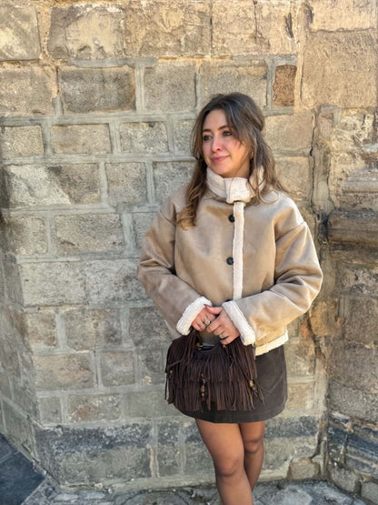 Veste fourré berger