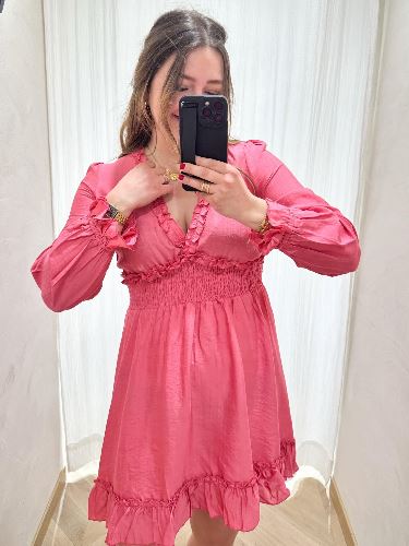 Robe rose