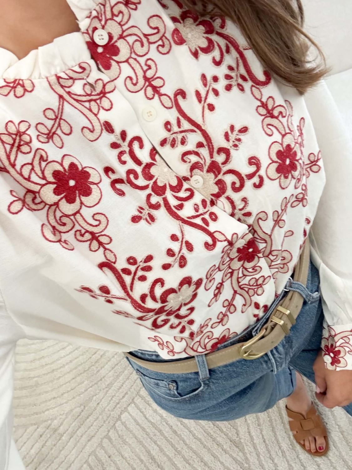 Blouse Brodée Eline