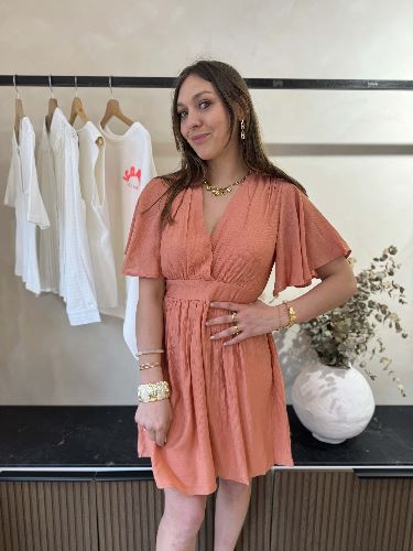 Robe terracotta clair