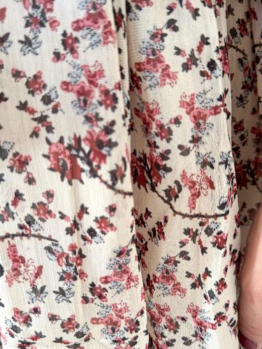 Robe fluide petites fleurs