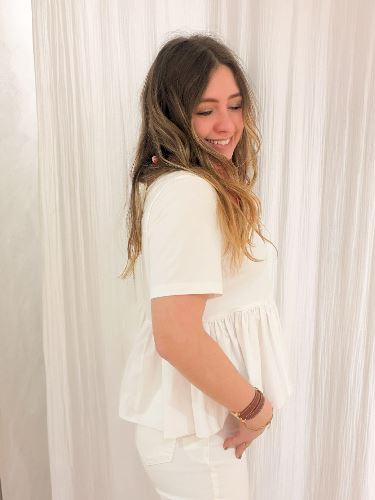 Top Perline - Blanc