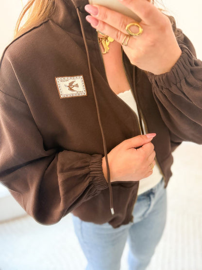 Gilet marron - Peace