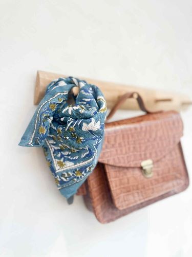 Foulard Delhi Céladon 50 cm