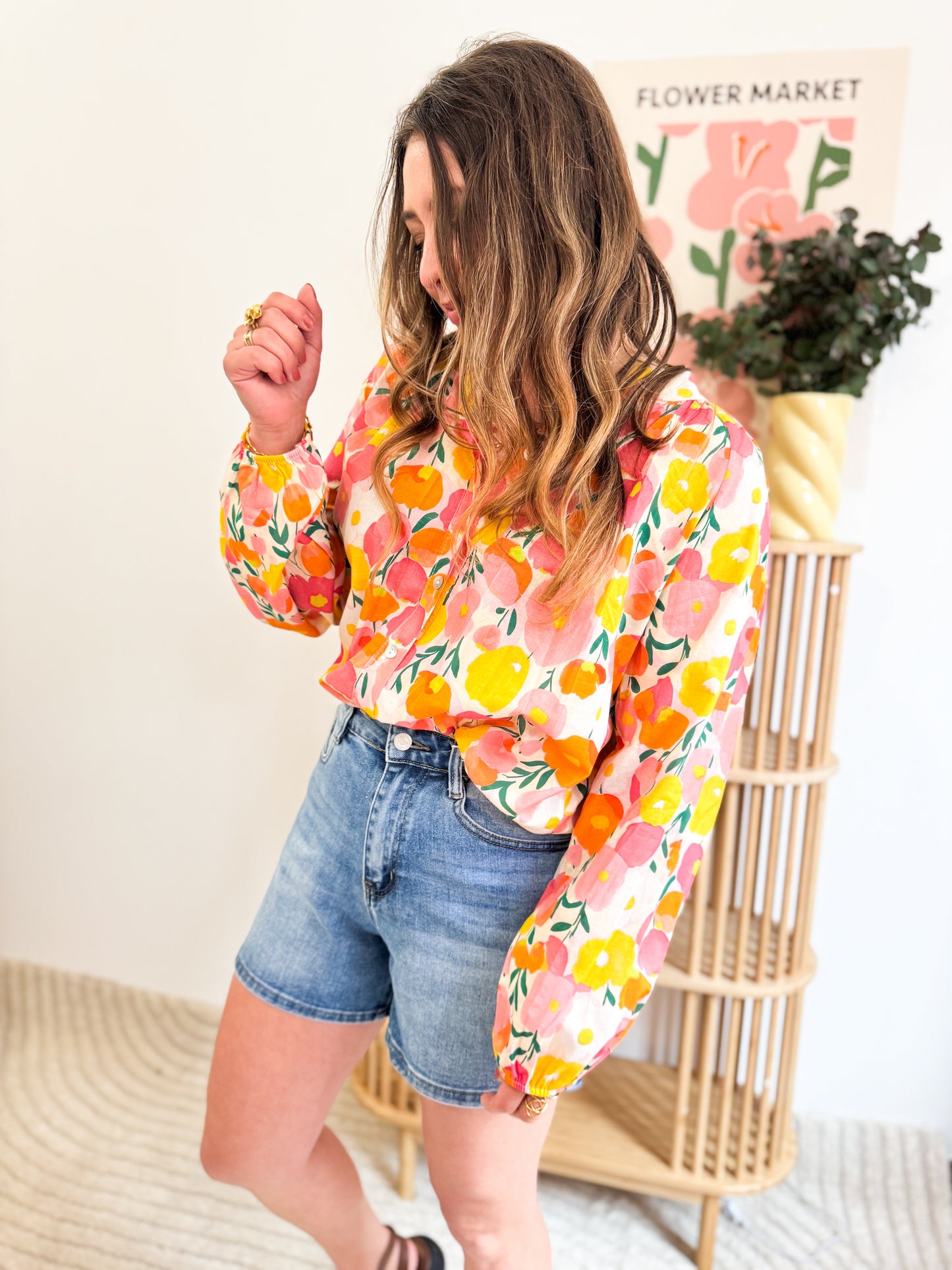 Blouse fleurie