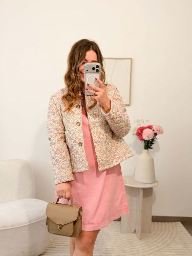 Robe en jean - Rose