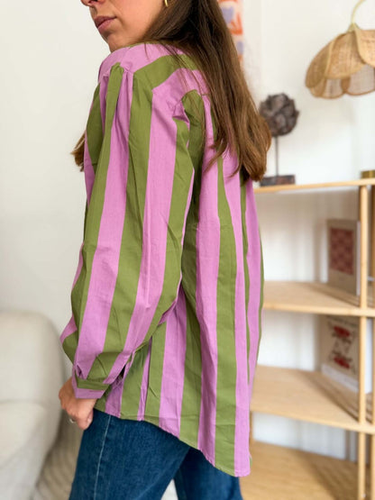 Chemise Victor - Olive rose