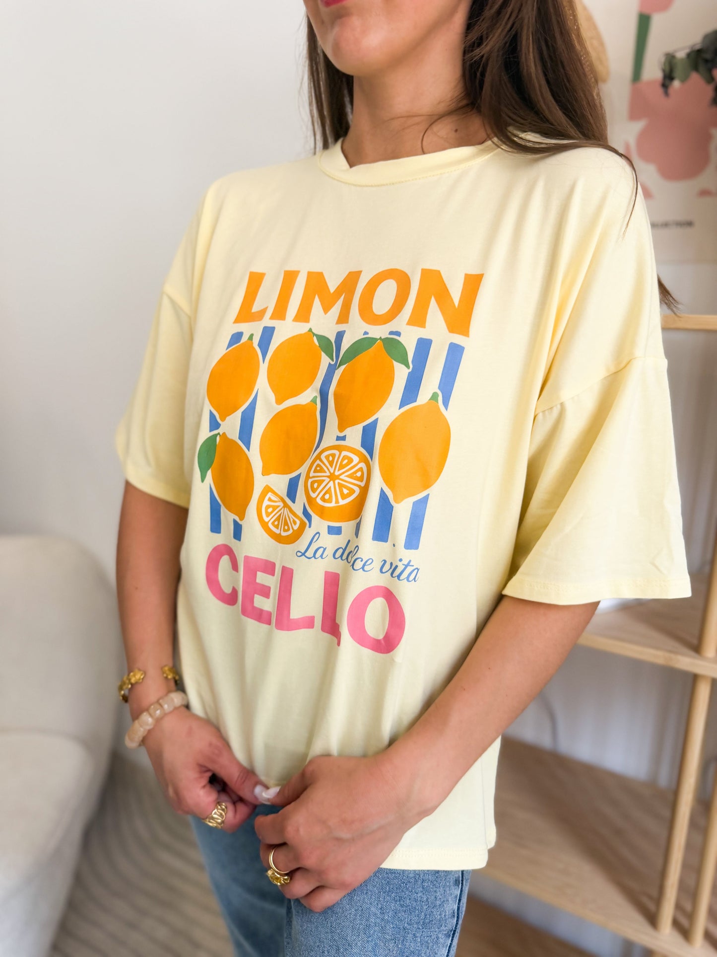 T-shirt lemon - Jaune