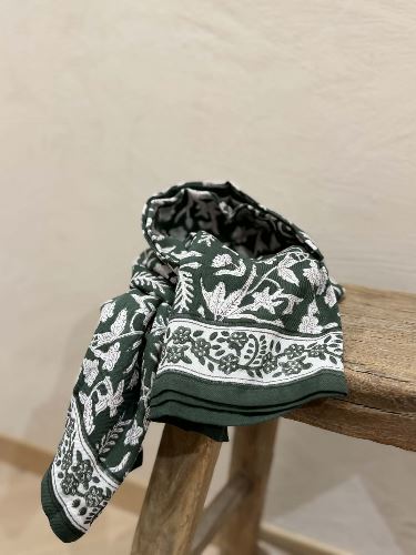 Foulard Calcutta Green - 100cm