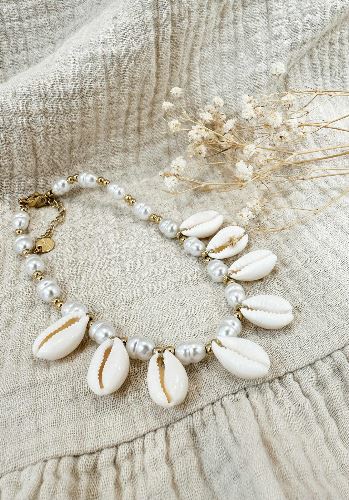 Bracelet de cheville coquillage