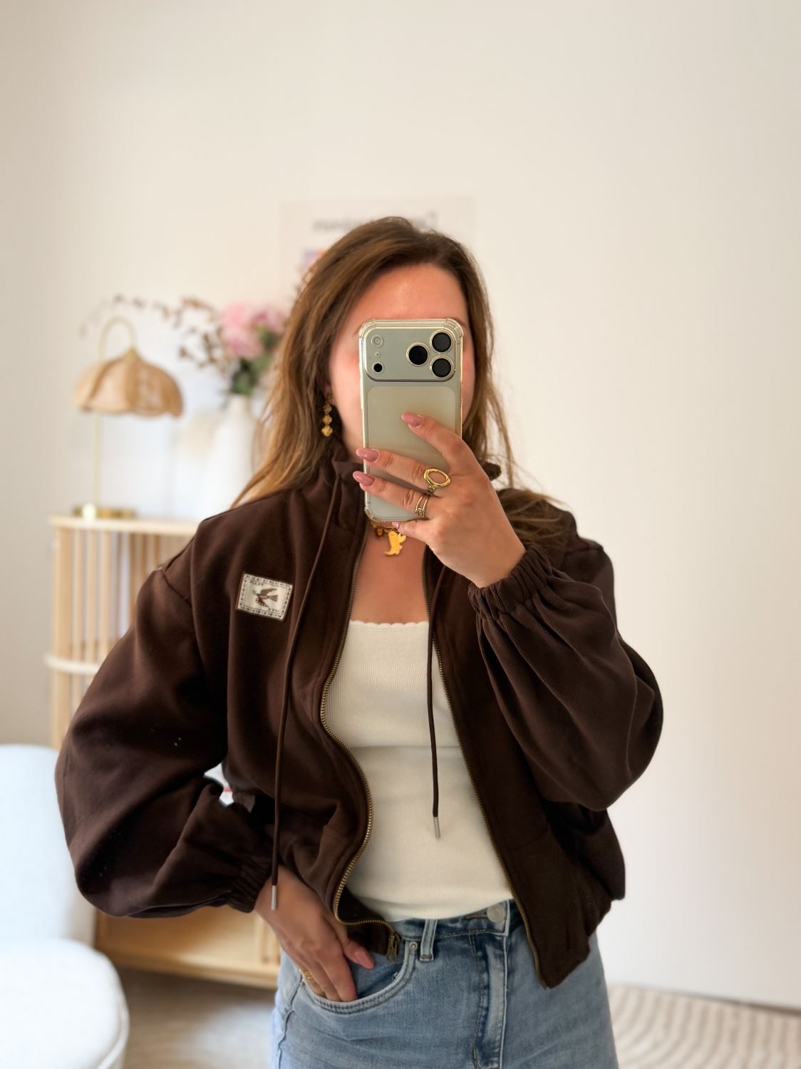 Gilet marron - Peace