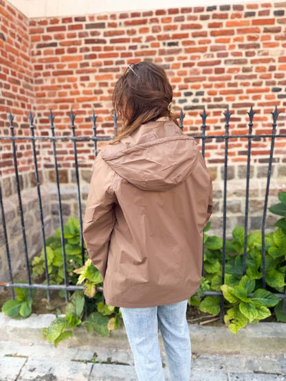 Imper choco beige reversible