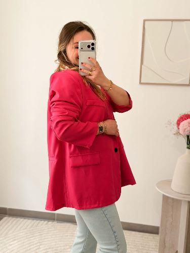 Blazer Justine - Face dos - Famboise