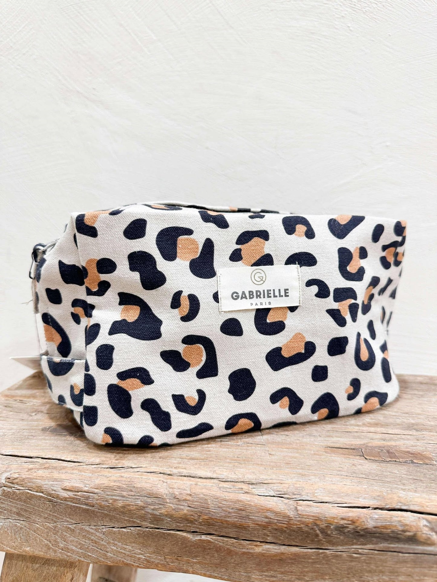 Trousse coton léopard