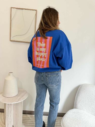 Sweat bleu roi
