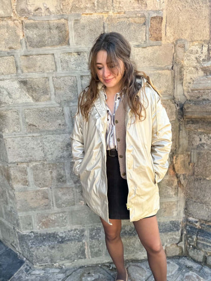 Parka fourré - Champagne