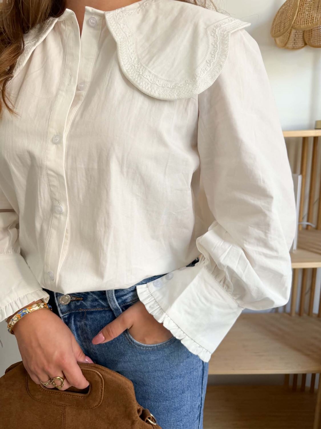 Robe longue imprimée bordeau