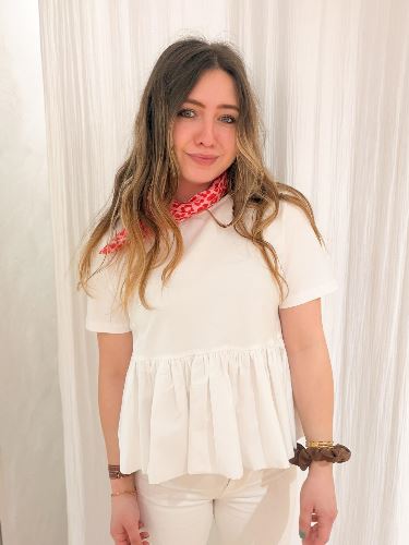 Top Perline - Blanc