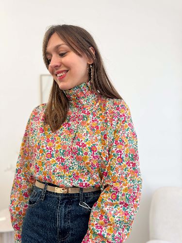 Chemise oversize - Fleuri multicolor