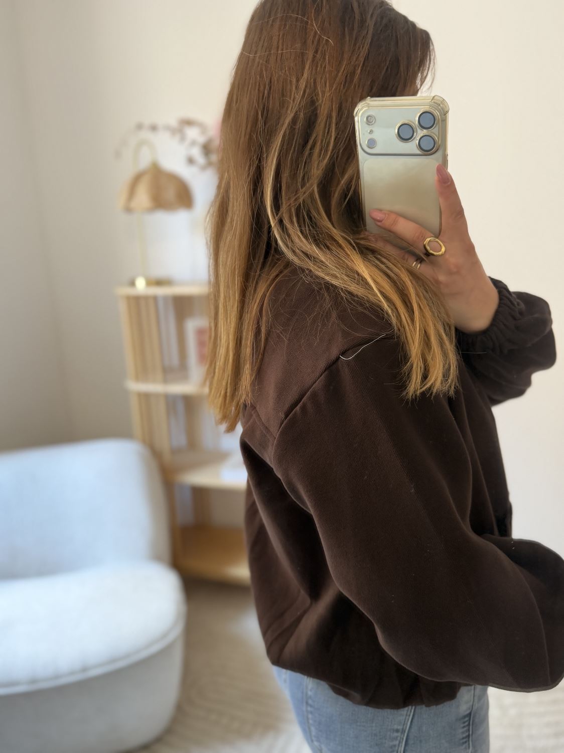 Gilet marron - Peace