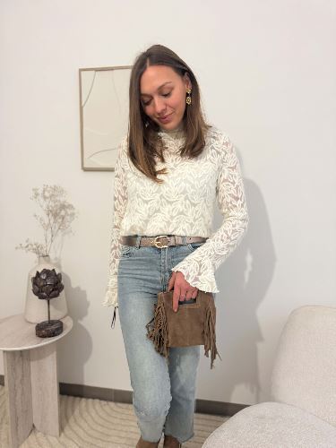 Blouse dentelle