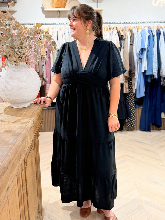 Robe longue noire