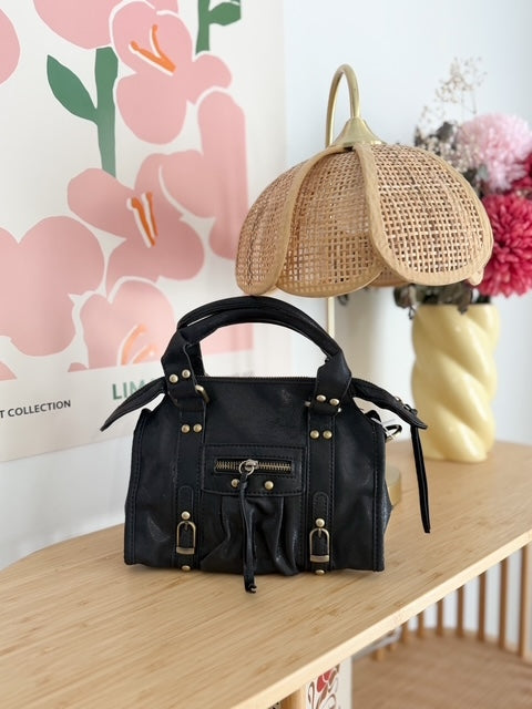 Sac boho vintage noir