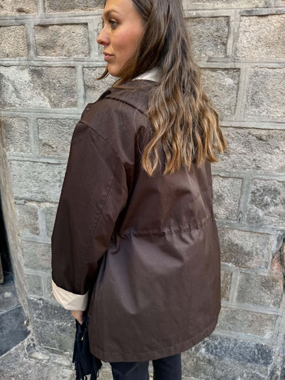 Imper choco beige
