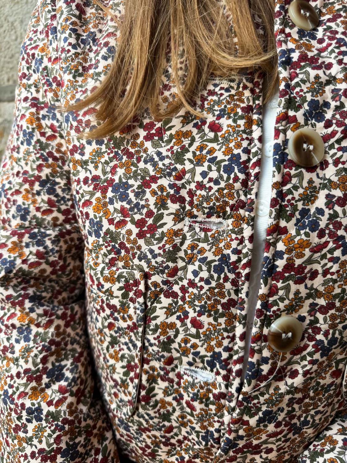 Veste matelassée inspiration liberty - Esmée
