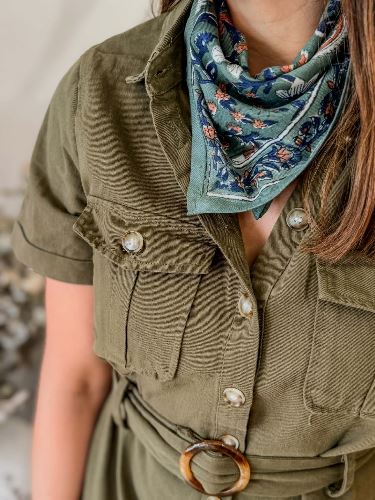 Foulard Dheli Brousse 50 cm