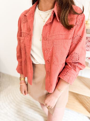 Veste broderie anglaise Lou