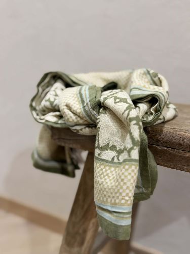 Foulard indien - Chandra green