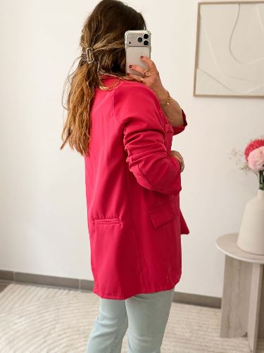 Blazer Justine - Face dos - Famboise