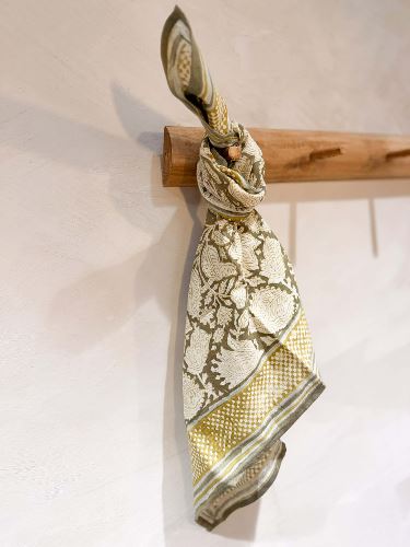 Foulard - Iris feuille
