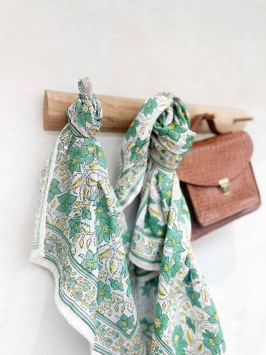 Foulard Agra Pistache 100 cm