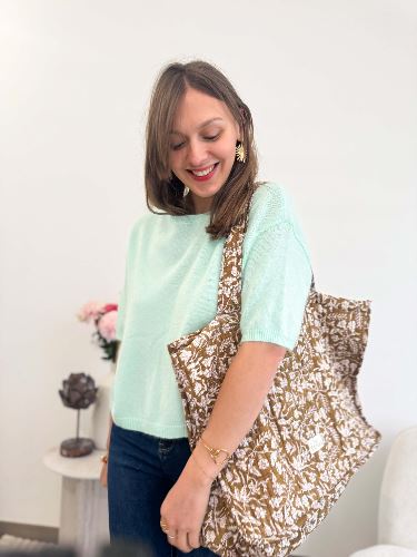 Pull vert eau
